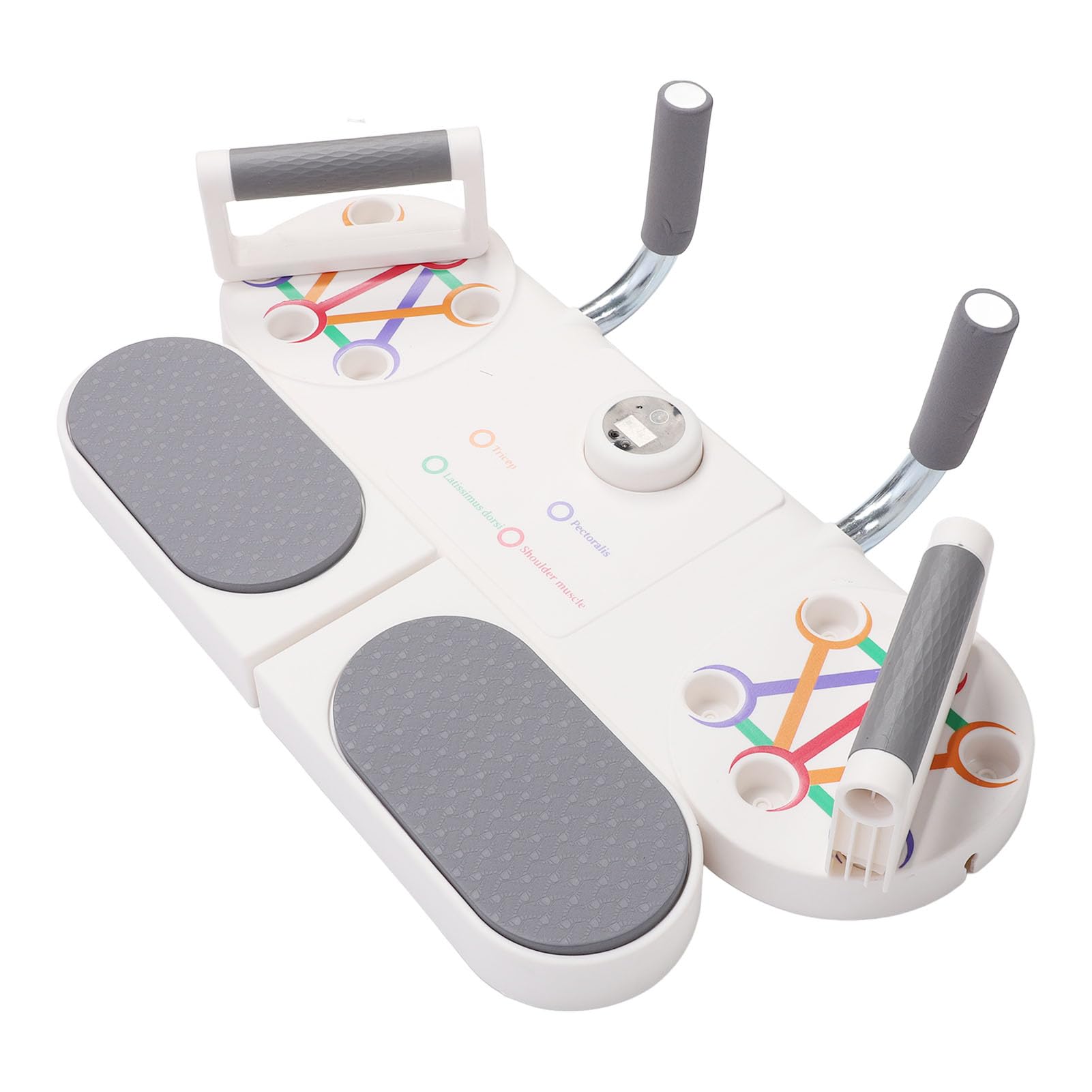 Conseil de Fitness Multifonctionnel Entraînement Musculaire Efficace Board d'exercice Multifonctionnel Économie d'espace Compact (WHITE)