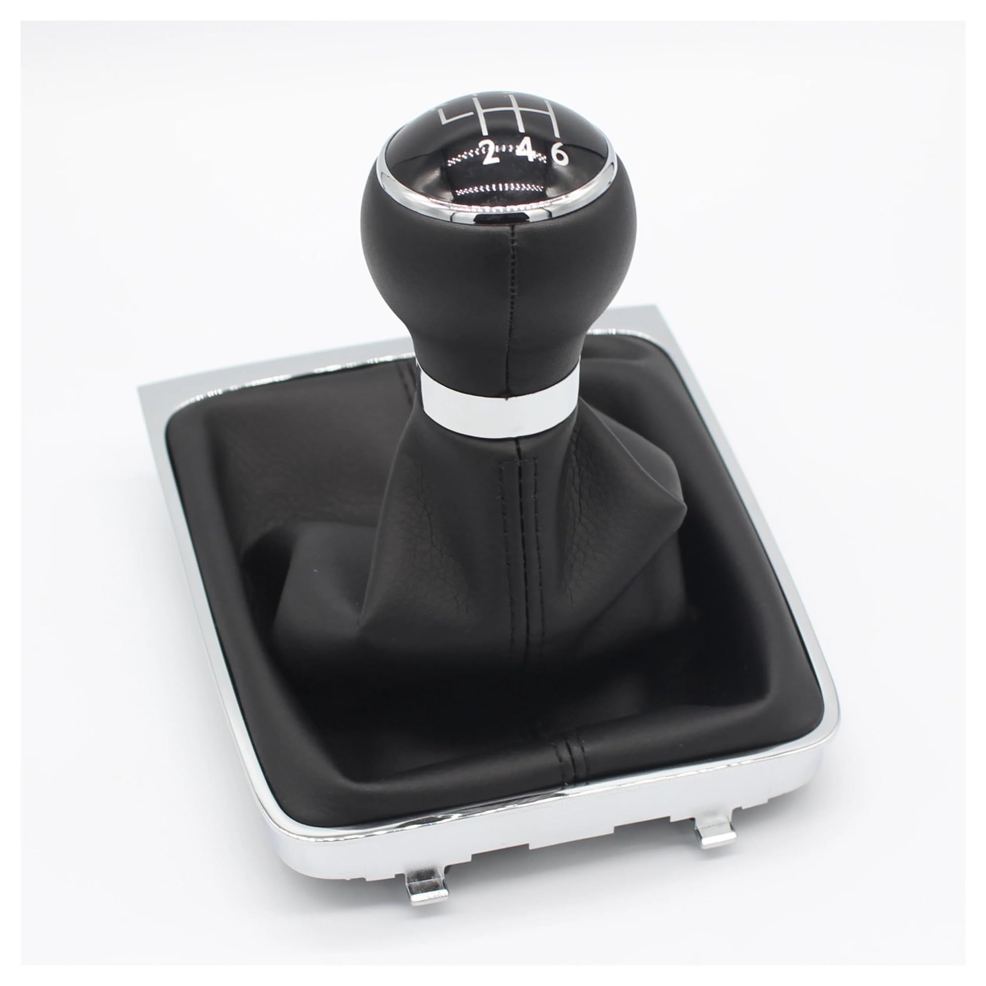 UIFCOG Gear Shifter Knob for VW for Passat B6 2005-2012 5/6 Speed Manual Gear Shift Knob Stick Shifter Interior Decorate(B,for 6 Speed)