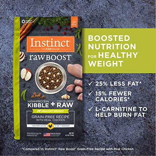 Instinct Raw Boost Healthy Weight Grain Free Recipe with Real Chicken