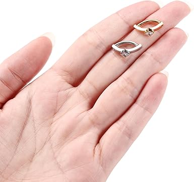 AVYRING 14G navelstaafjes, 10 mm roestvrij staal, navelstaafjes, klassieke ronde en hartvormige zirkonia-navelpiercing, sieraden, hypoallergene navelpiercing sieraden voor vrouwen, Roestvrij staal