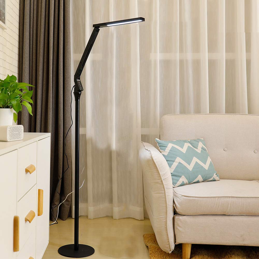 Amazon.co.jp : モダンなLEDフロアランプ、スイングアーム付きの調整