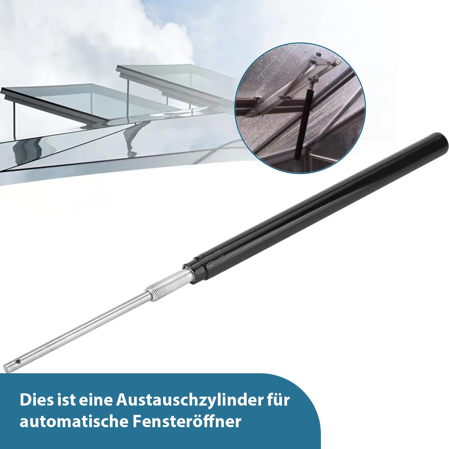 GewäChshaus FensteröFfner,Ersatz Zylinder Für Automatischer Fensteröffner,Gewächshaus Zubehör (2 Stück)