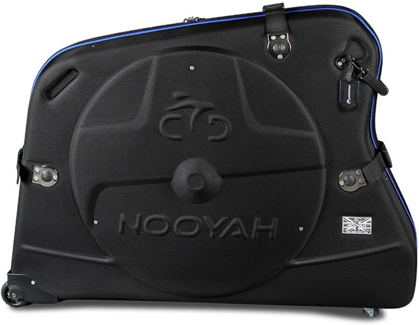 NOOYAH Bike Travel Case EVA Bike Bag - Transport Bicycle EVA Lightweight Hardshell Bike Accessories Storage Box, Air Transport Bike Round Trip Suitcase for MTR