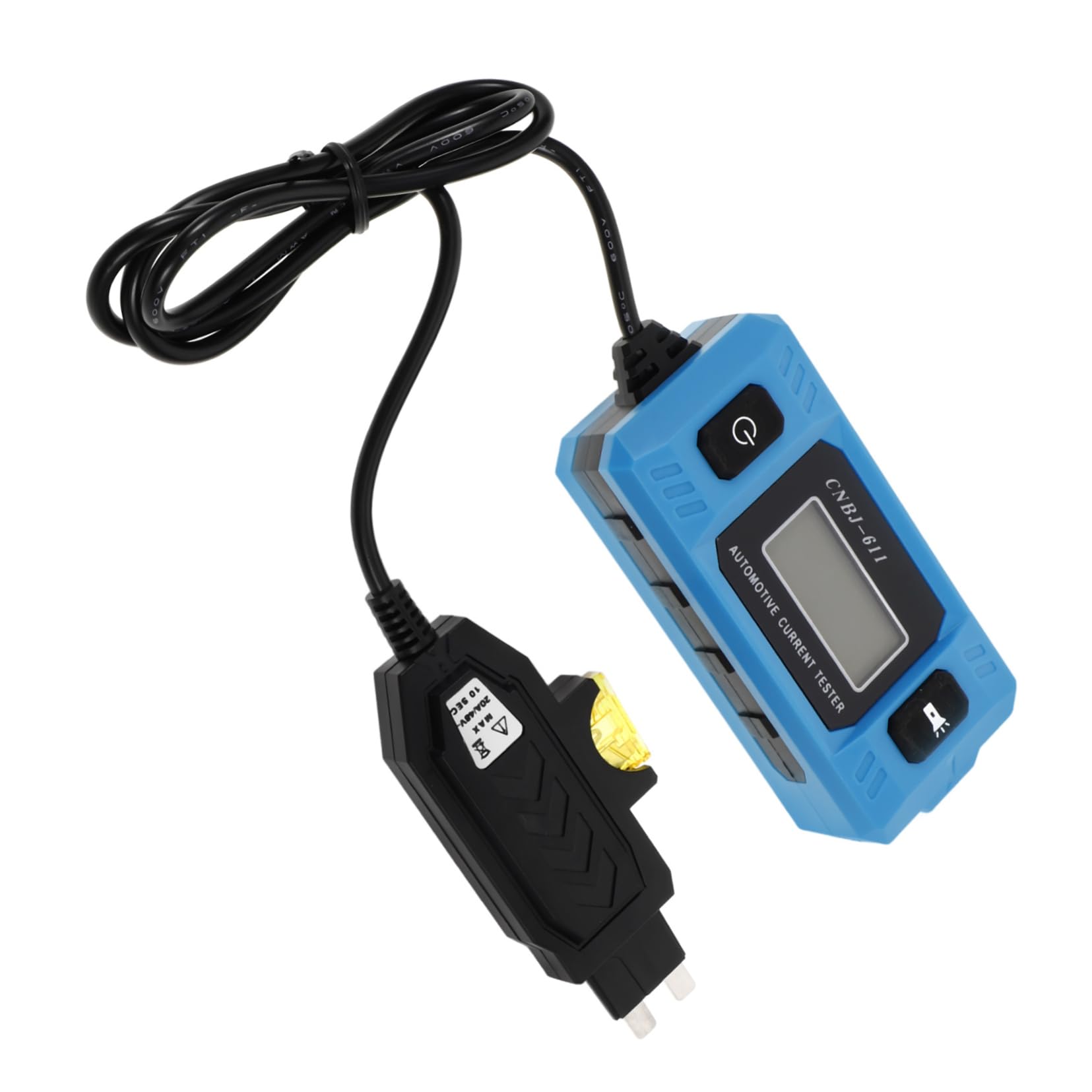 BESTYASH Tester per Fusibili Auto Digitale Misuratore di Micro Scuro senza Batteria, Strumento Elettrico in Abs per Controllo Circuiti Veicolari