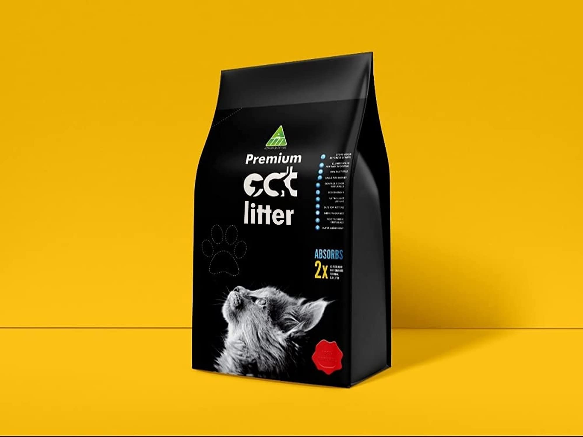 ADWIN BIOCARE Premium Cat Litter | 99.9% Dust-Free, Low Tracking, Easily flushable, Superior Odor Control & Natural Ingredients - 5 Kg (11.23 Lbs) (B08RZB5PY5) Amazon Price History, Amazon Price Tracker