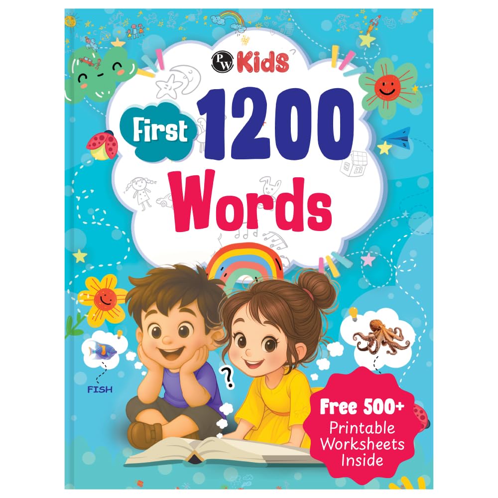 All-in-One 1200 Words & Picture Book for Kids 2+ Years, Free 500+ Printable Worksheets with Parenting Tips, ABC, Numbers, Colors & More All-in-One 1200 Words & Picture Book for Kids 2+ Years, Free 500+ Printable Worksheets with Parenting Tips, ABC, Numbers, Colors & More