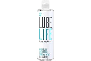 Lube Life Water Based Lubricant: Non-Staining, Pleasure-Enhancing Formula for Men, Women, and Couples