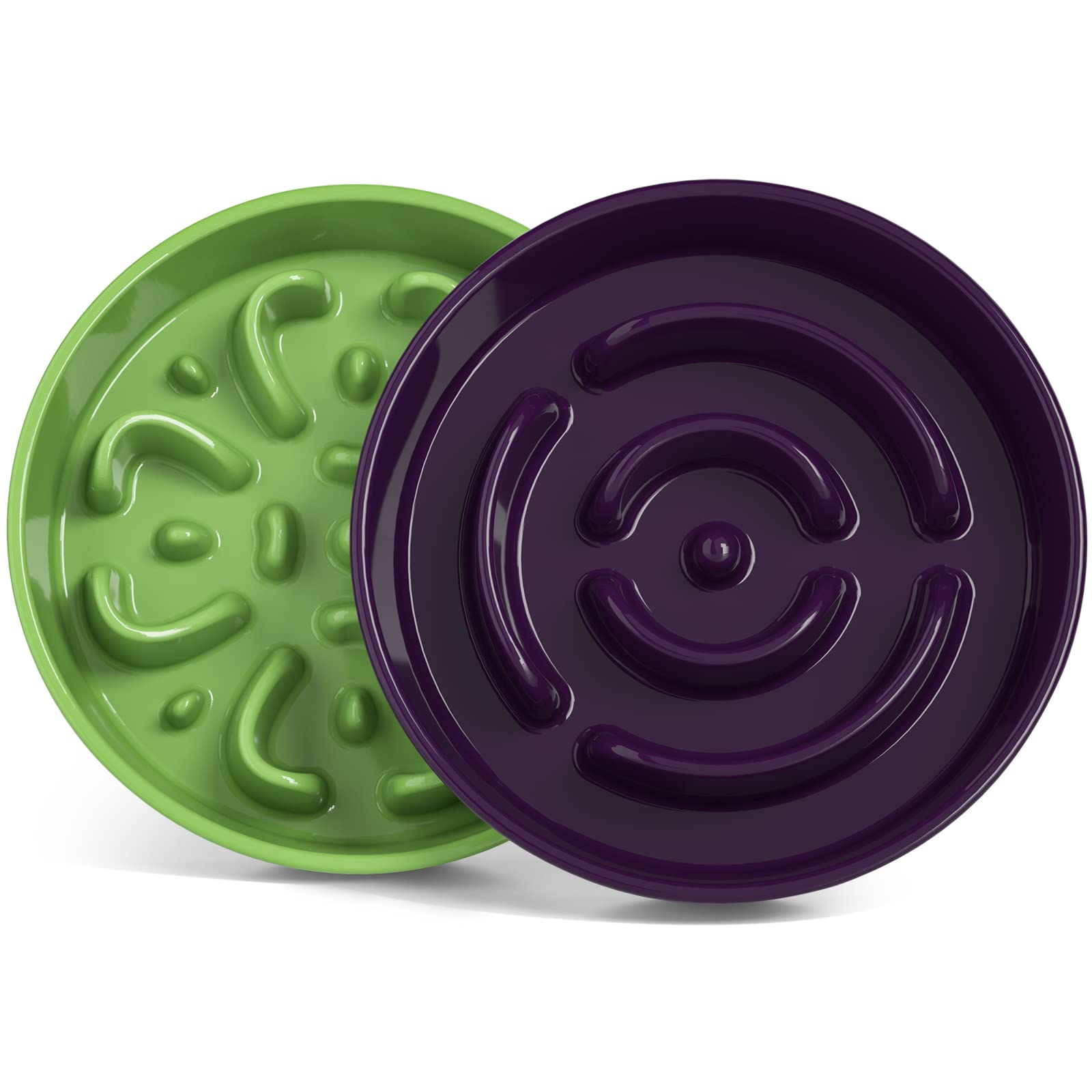 LE TAUCI Dog Slow Feeder Bowl Ceramic, 3 Cups Slow Feeding Dog Bowl Medium Large Breed, Maze Dog Bowl for Fast Eaters, Dog Dishes to Slow Down Eating, Puzzle Dog Food Bowl, Dog Maze Bowl