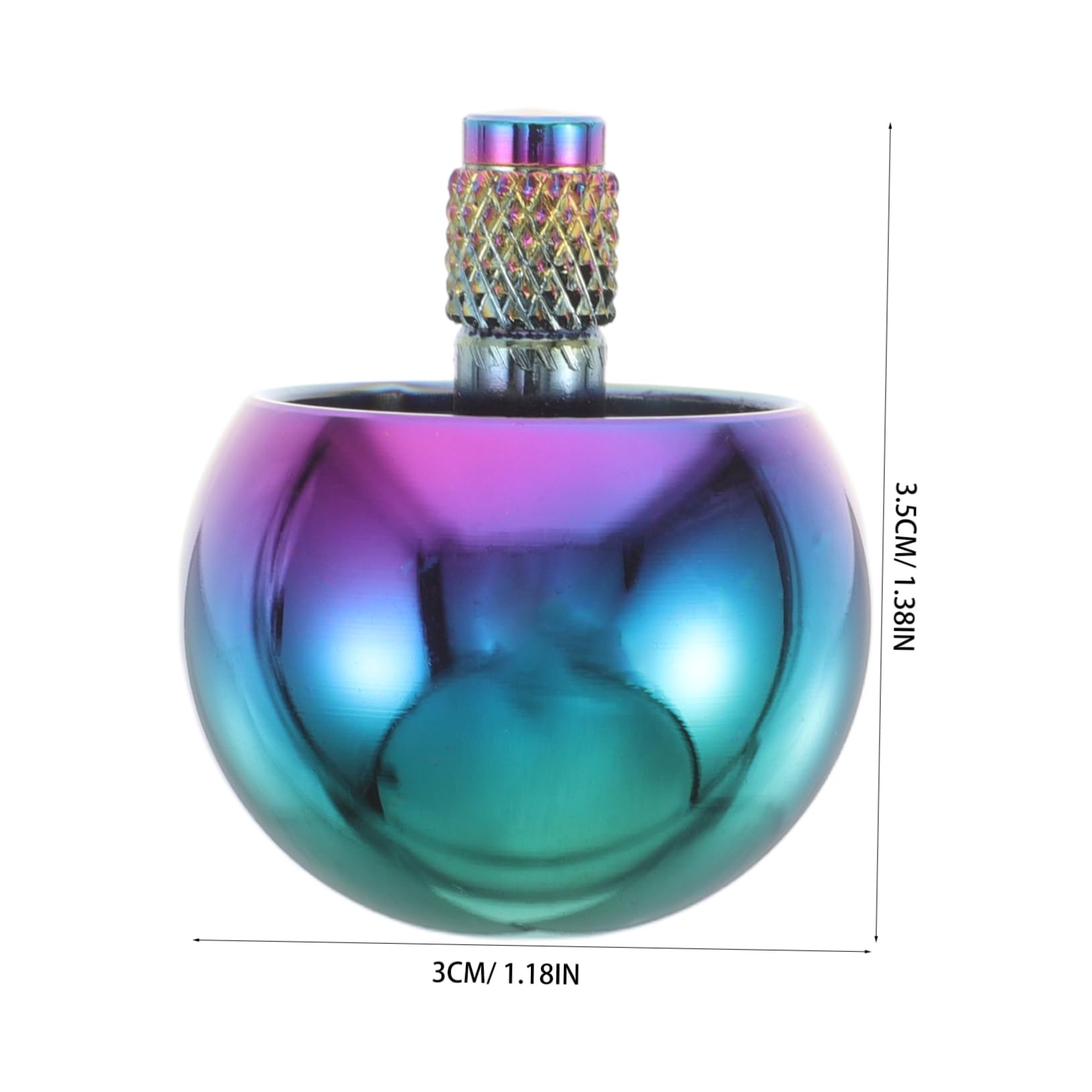 LIOOBO Creative Metal Gyroscope for Sensory Educational Desktop Game Eye Catching Mushroom Design for Relaxation and Fun for Parties and Office Activities