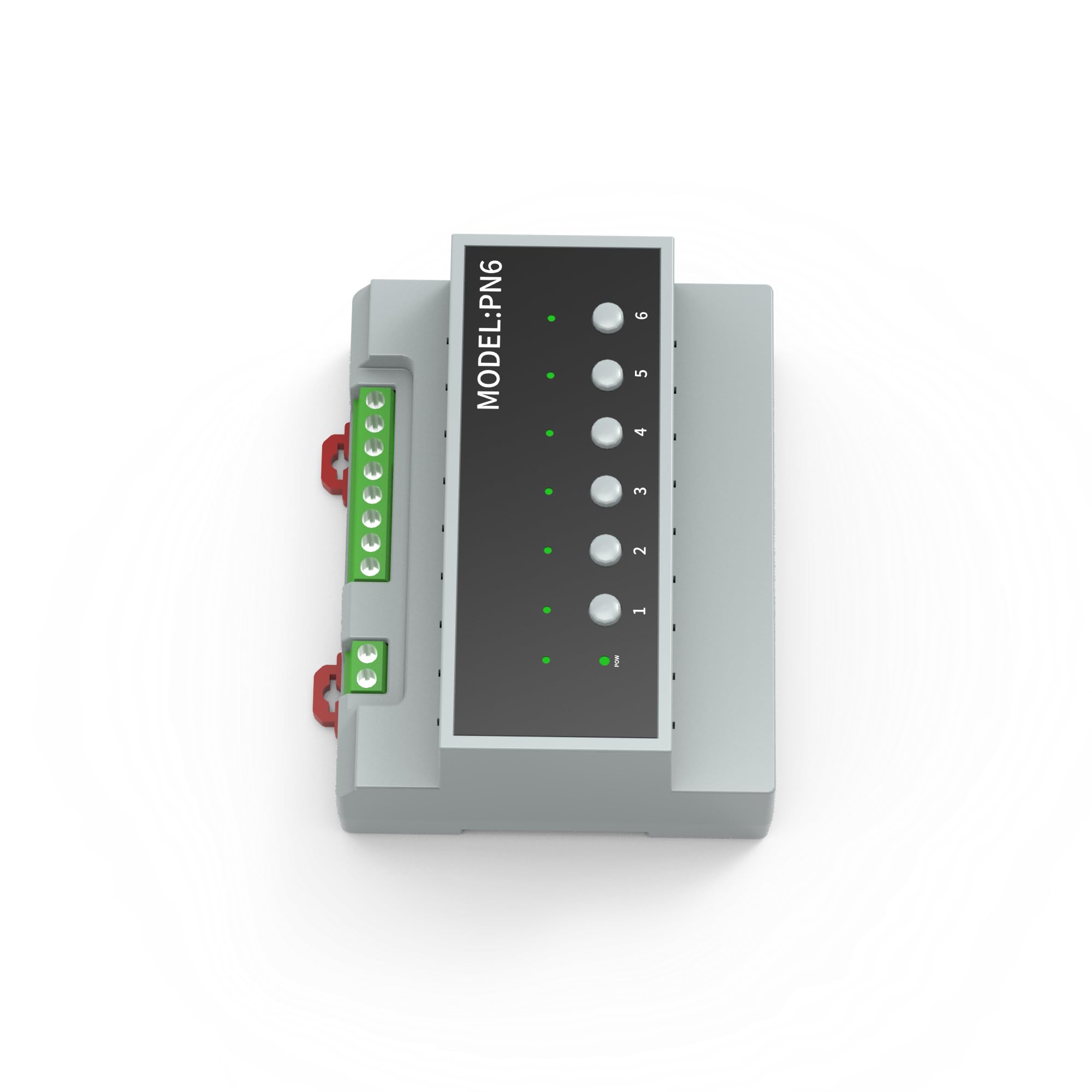 per Tuya WiFi a 6 canali per interruttore relè Zigbee, controller multi-dispositivo 16A con indicatori LED e pulsanti manuali, modalità di recupero dell'alimentazione Domotica