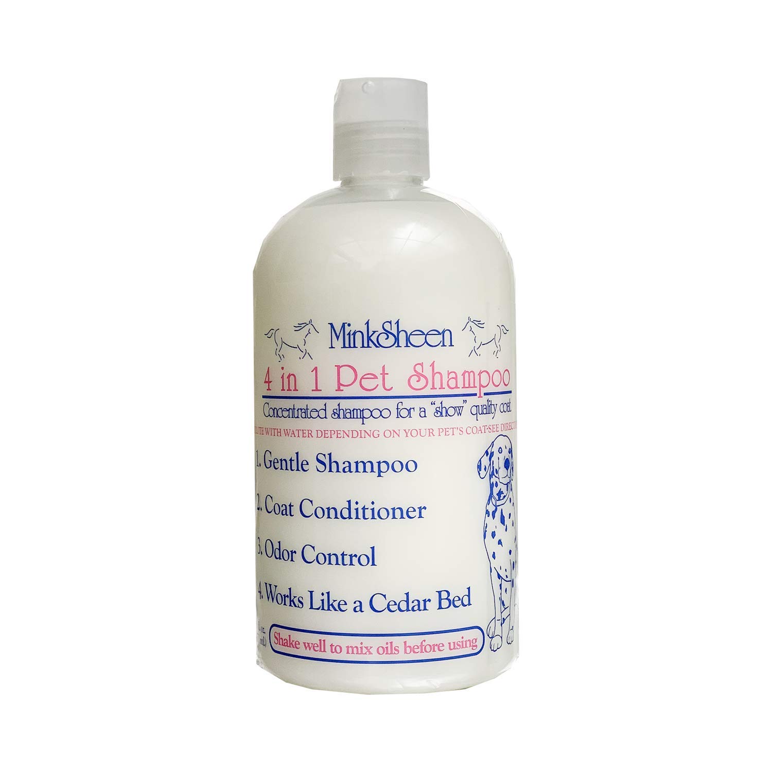 Buy Minksheen Dog Grooming Shampoo and Conditioner, Concentrated 16 oz