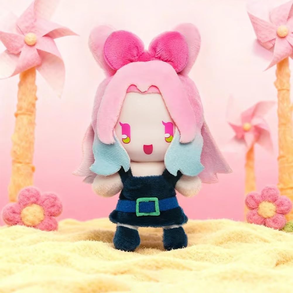 DEXSHUN 6 szt. Luca Plush Anime figurka Mizi/SUA/Till/Ivan/Hyuna/Luca miękka pluszowa figurka z kreskówki, śliczna zawieszka, dekoracja, prezent, 15 cm