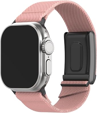 DADO Nylon Hybrid Strap Compatible with Apple Watch + Whoop 4.0, Odor Resistant and Breathable Nylon band