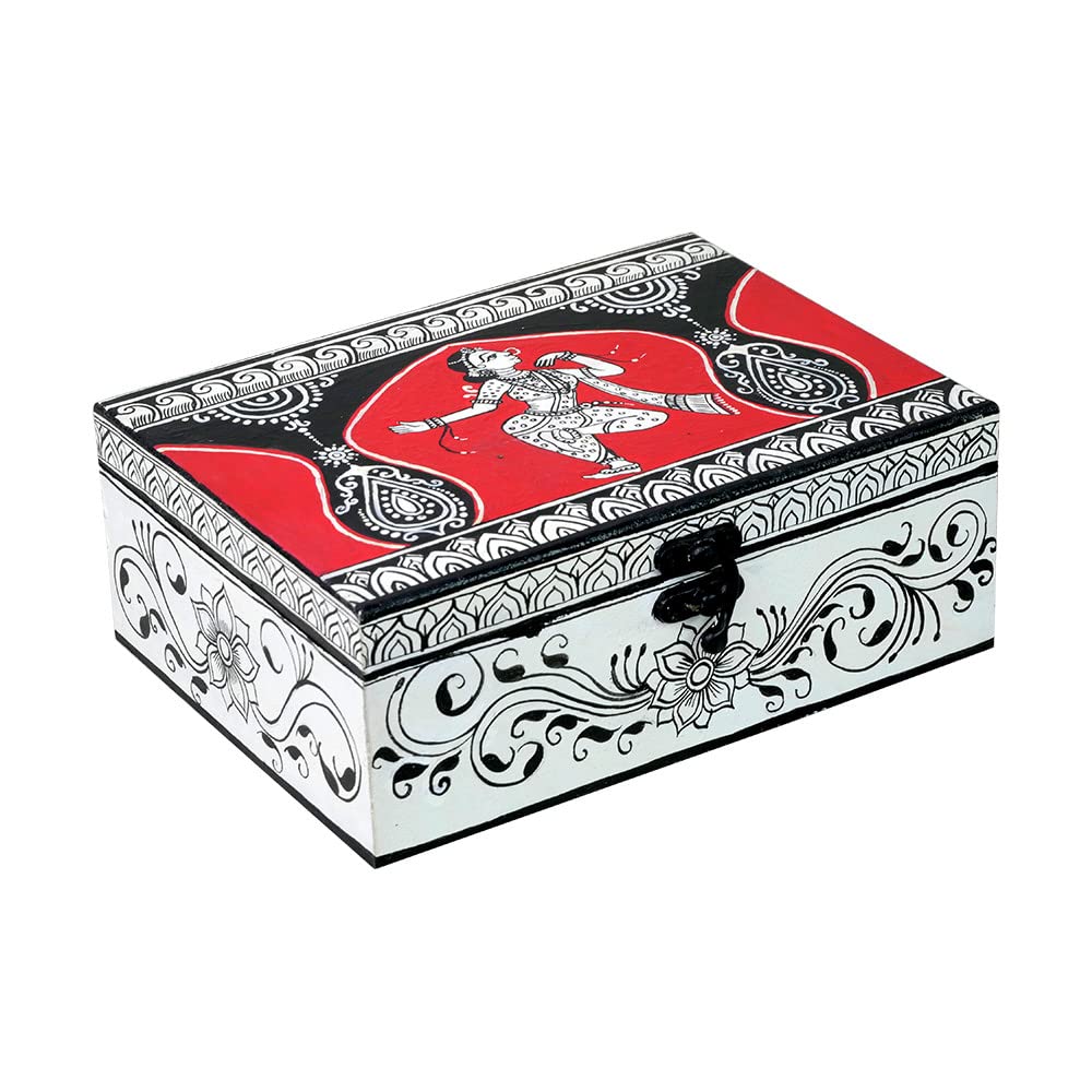 Penkraft Decorative Multipurpose Box - Exclusively Hand-Painted in Pattachitra Art