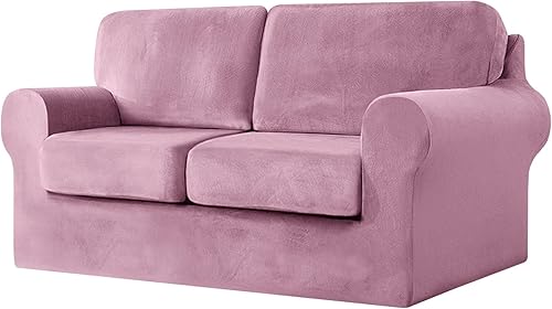 Miniatura 72 de UNBBRRL Fundas de sofá de 7 piezas para sofá, funda de repuesto para sofá Ektorp de 3 asientos con 1 funda principal, 3 fundas de cojín de asiento,