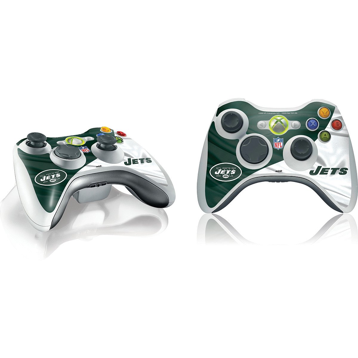 Skinit Decal Gaming Skin Compatible with Xbox 360 Wireless Controller - Officially Licensed NFL New York Jets Design