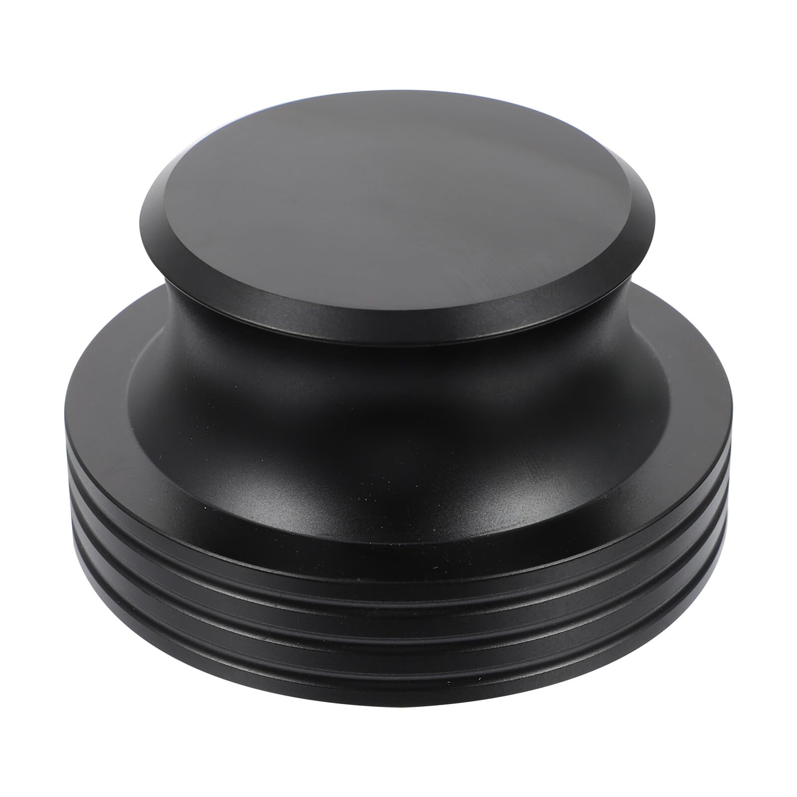 Estabilizador y Mantiene Velocidad Estable Negro Mejora la Calidad de Sonido de Discos Duradero de Aluminio de 400g para Tocadiscos