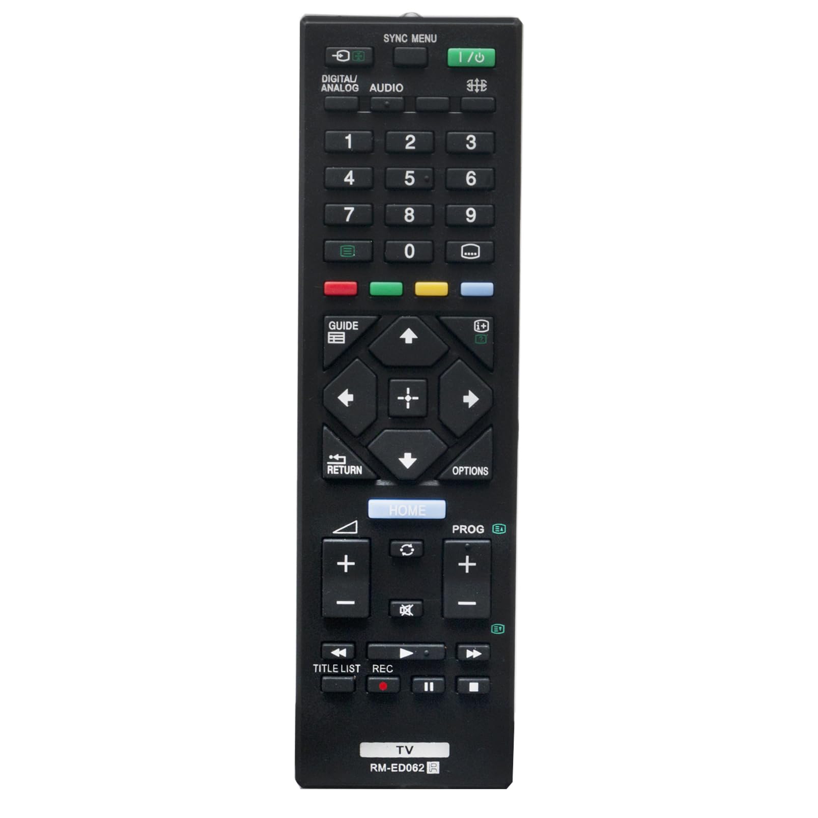 RM-ED035 Telecomando sostitutivo Adatta per Sony TV LCD KDL-32EX403 KDL-32EX503 KDL-32EX504 KDL-32EX505 KDL-32EX603 KDL-32EX711 KDL-32EX716 KDL-32NX503 KDL-37EX500 KDL-37EX503