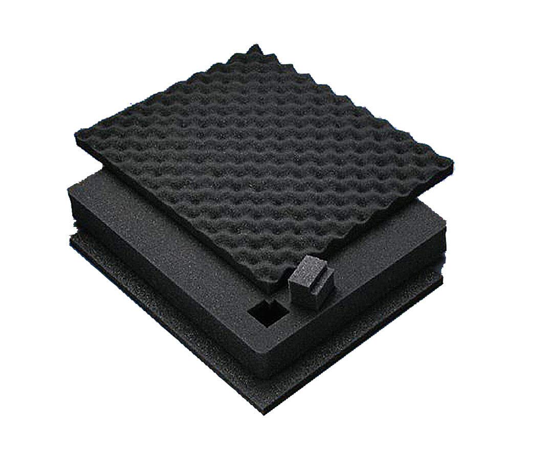 PELI 1521 Replacement Foam Set, Original PELI Protector Case accessory, Compatible with: PELI 1520, Colour: Black
