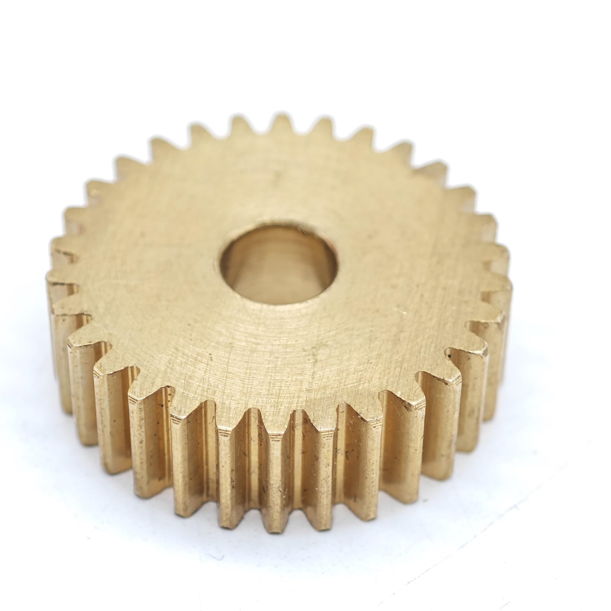 1-częściowa mosiężna zębatka czołowa - moduł 0,5, 72 zęby, średnica 37 mm, grubość 5 mm, do maszyn przemysłowych i majsterkowiczów(12mm bore)
