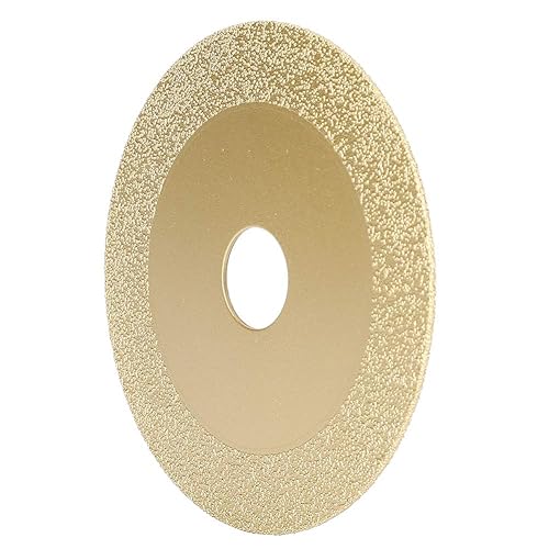 Miniatura 3 de Hoja de sierra de cerámica de malla 60 del 110MM 60, pieza de corte de la rueda de corte de soldadura fuerte plateada hoja de sierra circular para