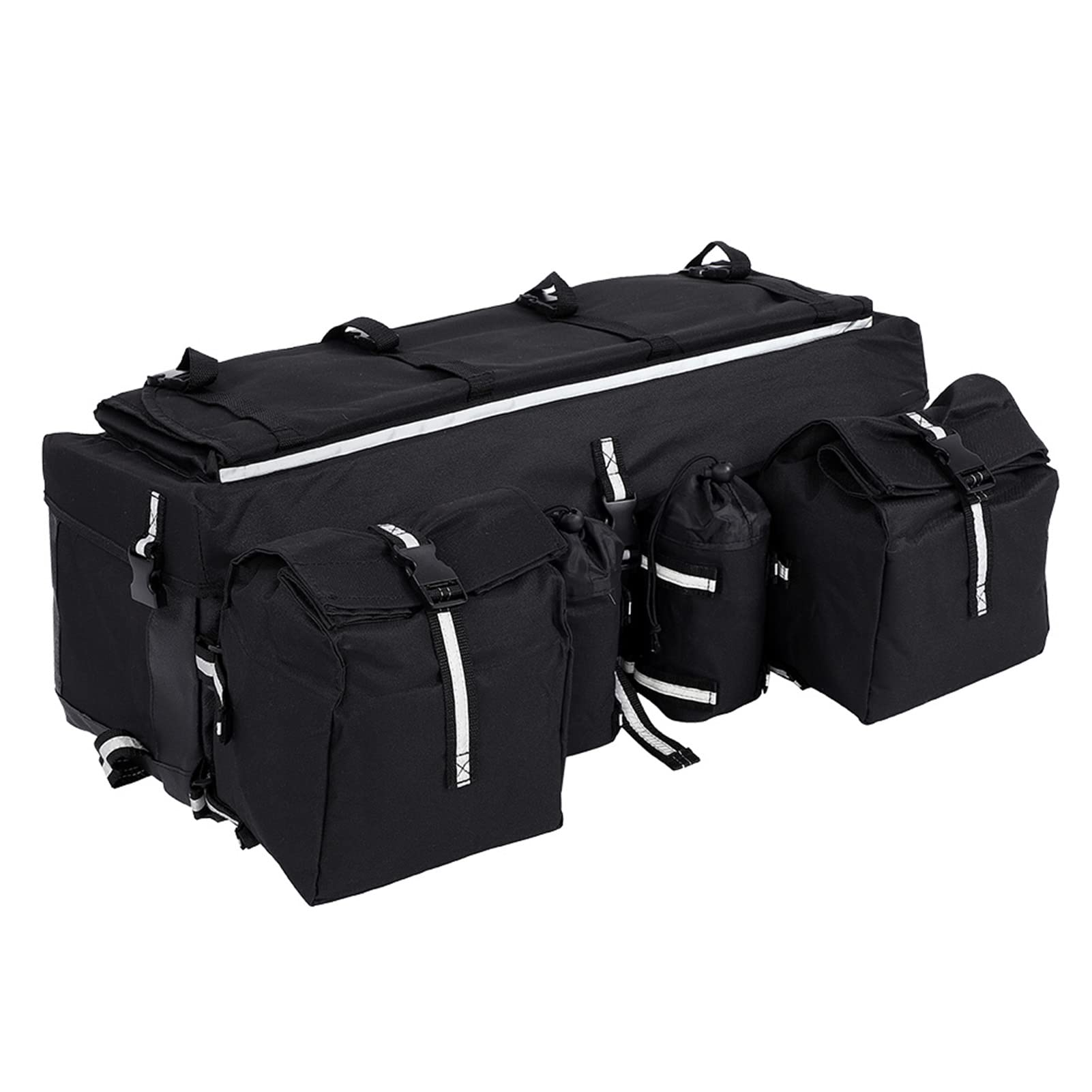 ATV Portaequipajes Trasero Almacenamiento de Equipaje Suave Paquete de Equipo de Carga Bolsa de sillín para entusiastas del Todoterreno