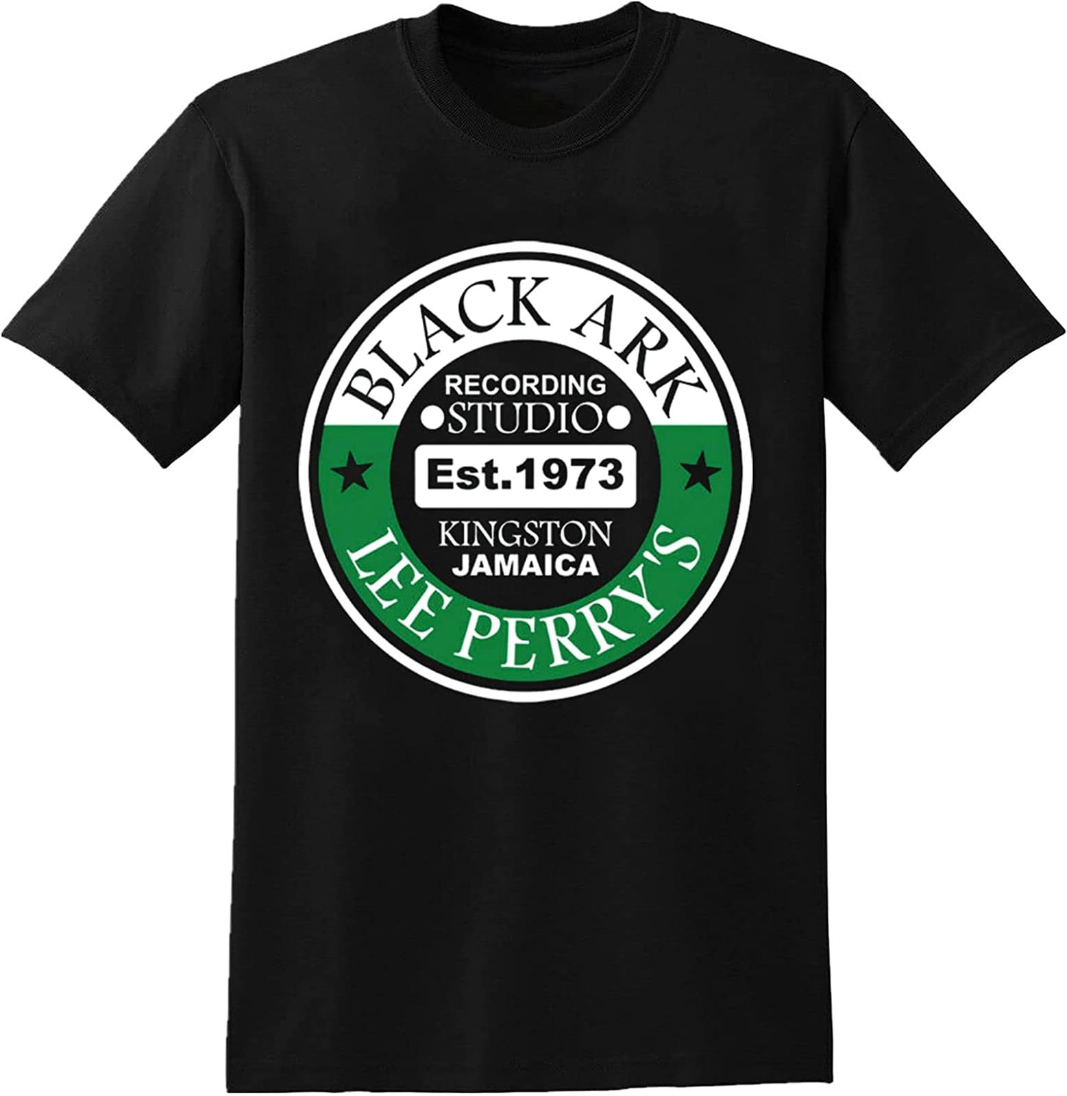Rockstor Lee Scratch Perry T-Shirt Ark Recording Studio Reggae Vinyl Records 45'S Tees Unisex Men Tee Shirt