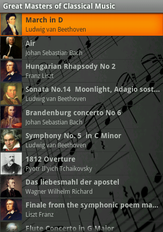 Great Masters of Classical Music – AudioEbook – vue 2