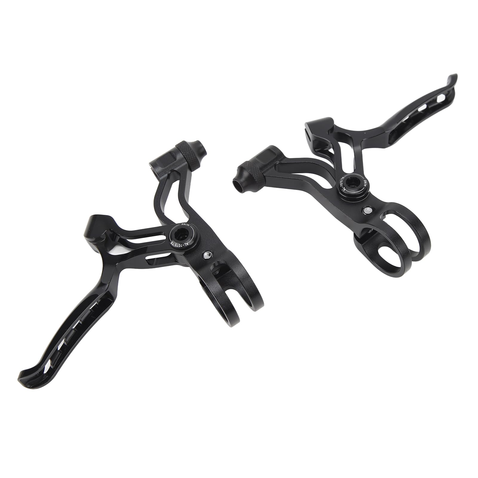 Leva del freno in bicicletta in lega di alluminio cavo 22,2 mm Sensibile manubrio freno a V nero a V per bici pieghevole per bici leggera leggera di precisione durevole desi