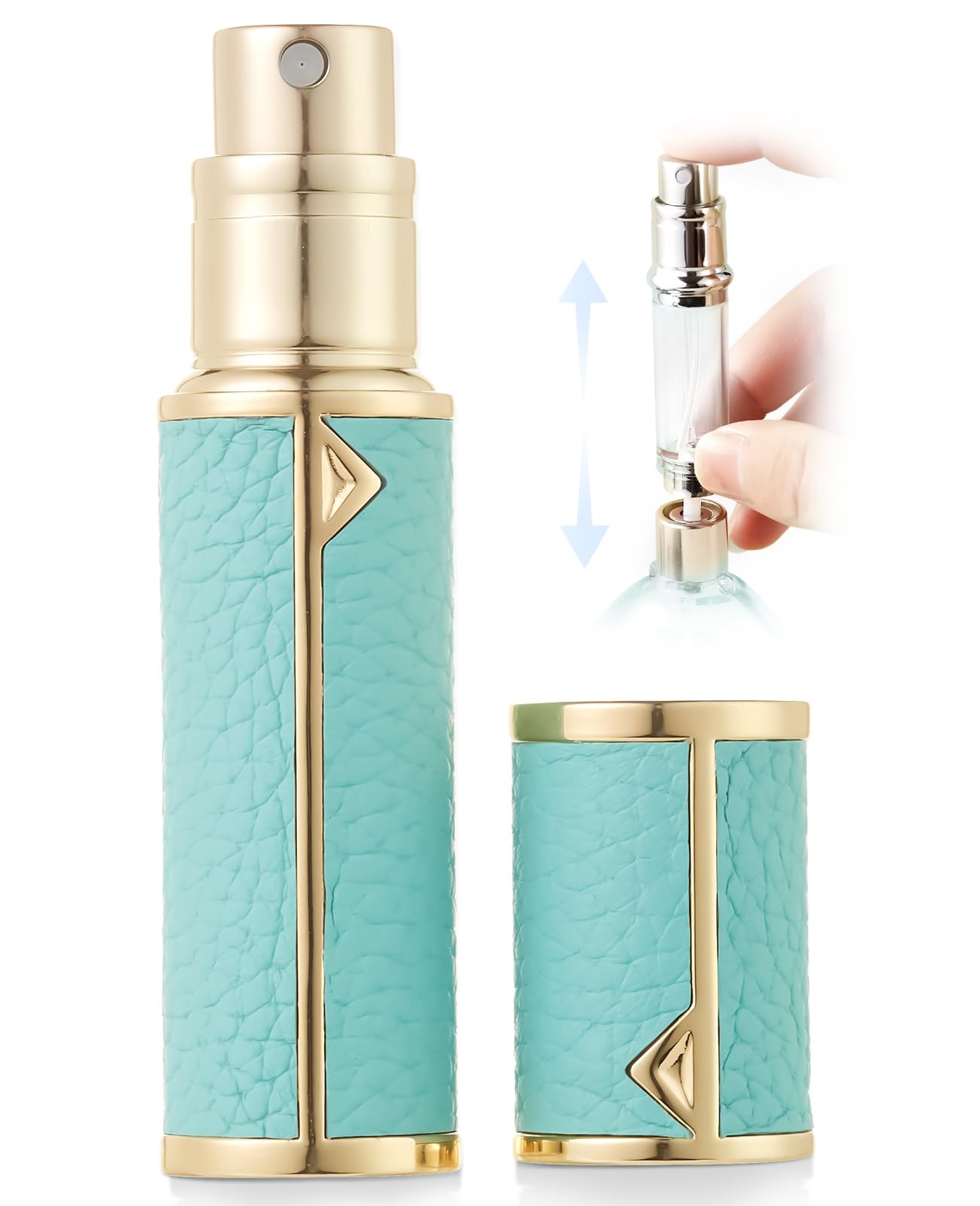 Amazon | SINNMAO アトマイザー 香水【5ml・底部充填・高級レザー 