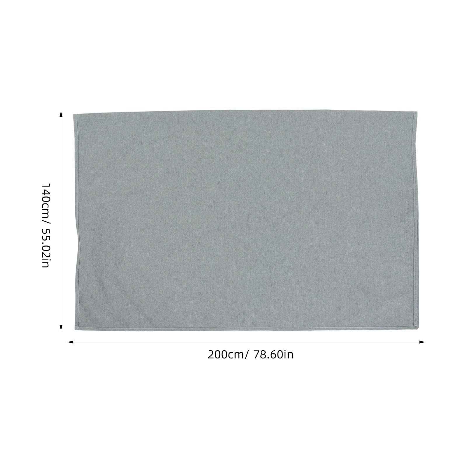 Tovaglia: Tovaglia decorativa rettangolare in poliestere per tavolo da pranzo, ideale per anniversari, feste di matrimonio e altre occasioni speciali, 140x200 cm/78,74x55,12 pollici.