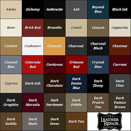 Miniatura 3 de Kit de reparación de cuero de lujo compatible con Ford Mercury Lincoln para interiores de vinilo de cuero  Repara agujeros, lágrimas, grietas y