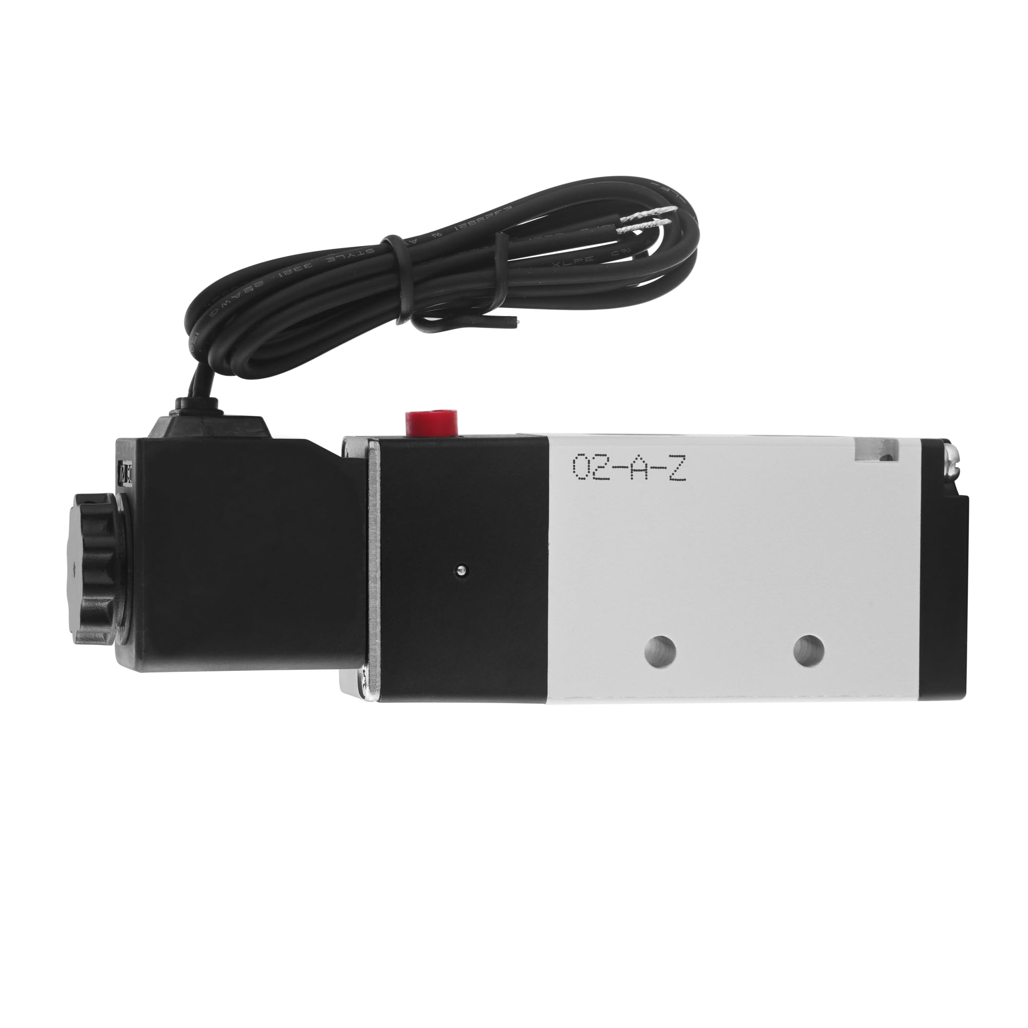 Válvula solenoide DC24V AirTAC 4V210-08 1/10.2 cm PT Cable de salida de aire neumático 2 posiciones 5 vías eléctrica sola bobina operada por piloto