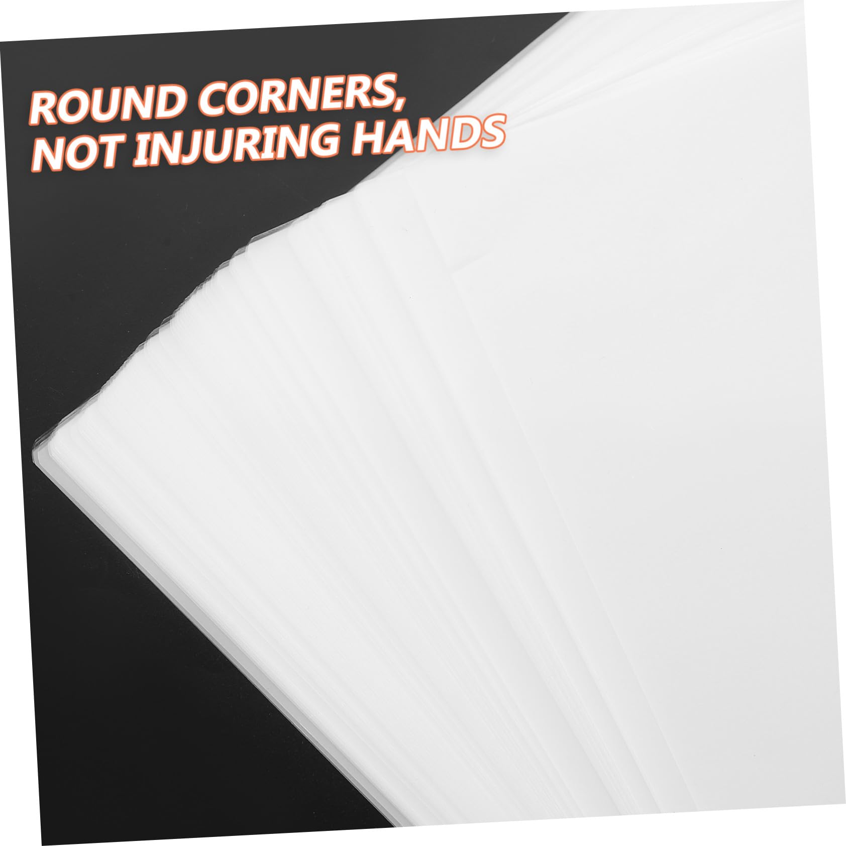 Mobestech 100pièces Film Plastification Eau Cartes Menus Anti-rayures Protection Plastification