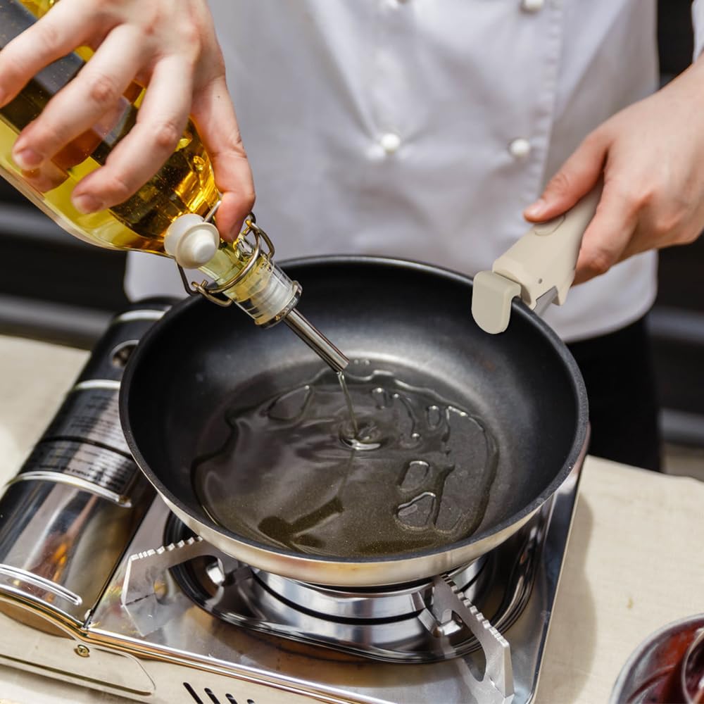 Manico per Pentole, Maniglia Rimovibile per Pentola Universale, Maniglie Anti Scottatura per Padella, Wok, Casseruola