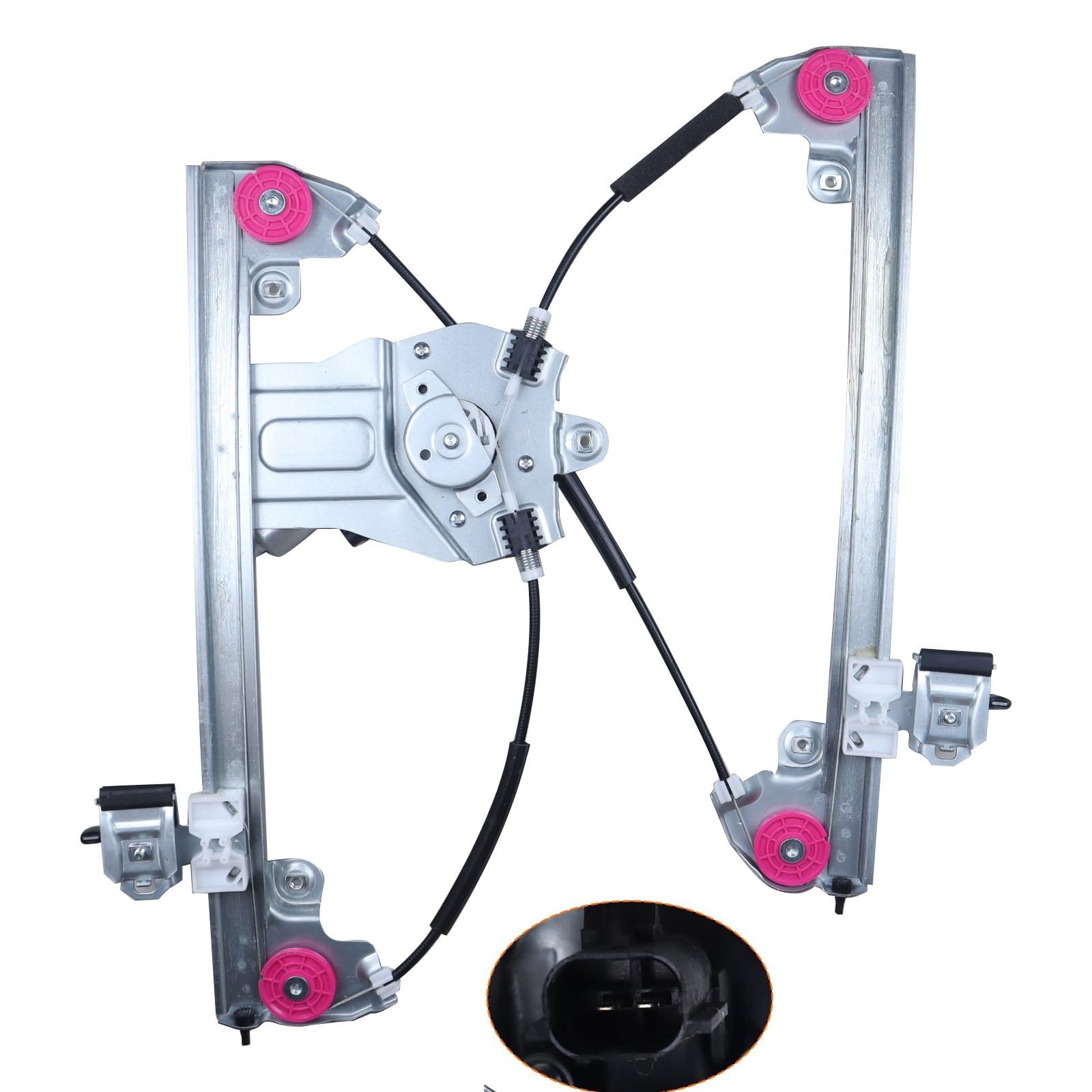 SHOWSEN 751-739 Front Left Driver Side 2Pins Power Window Regulator W/Motor Express UP &amp; Down Fit 2012-2015 Chevy Cruze/Chevy Cruze Limited 2016 Repleacement 95265280