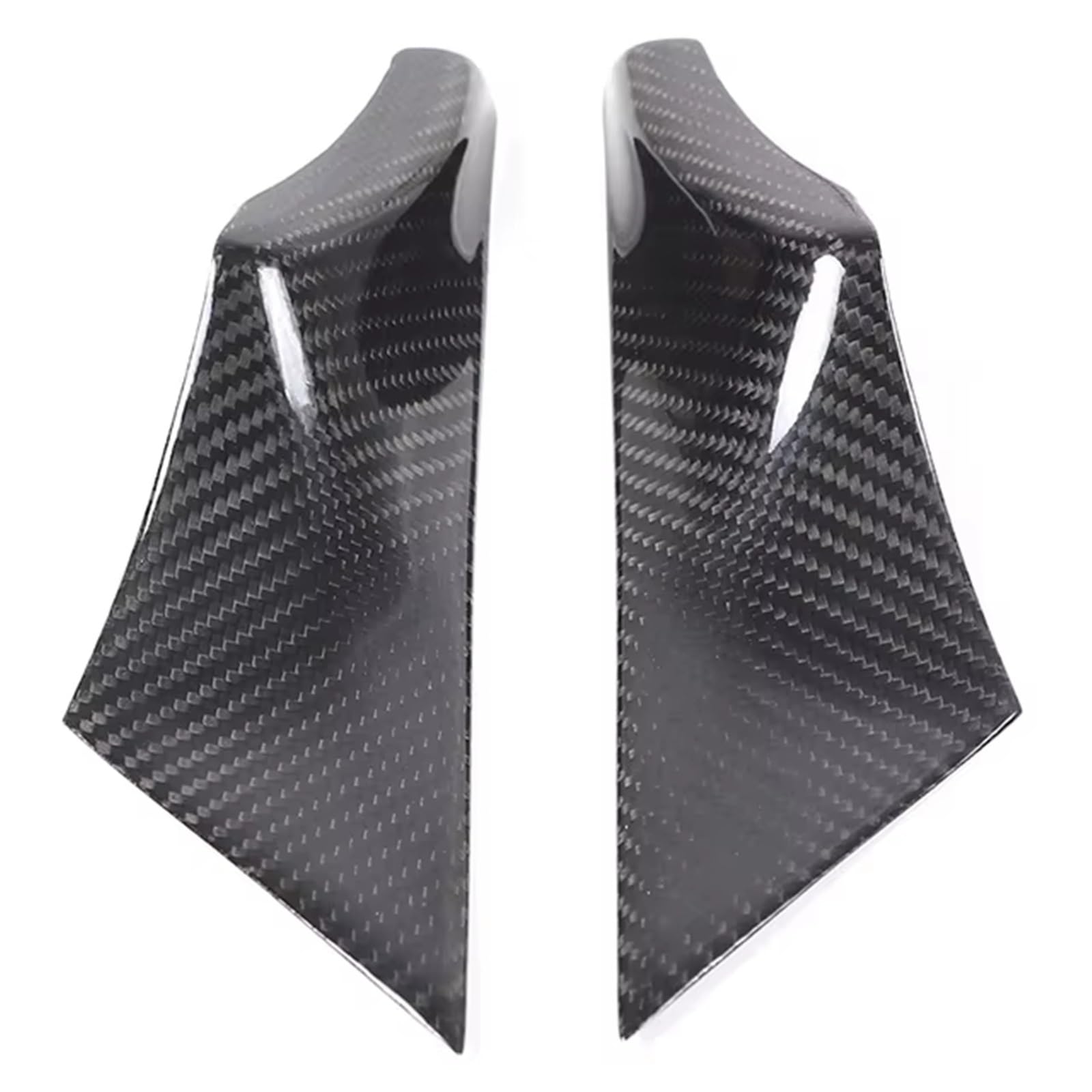 Silhup One Color Decoration Interior Trim For Bmw 5 Series I5 M60 G60 G68 2024+ Real Carbon Fiber Car Door Inner Handle Front Decorative Cover