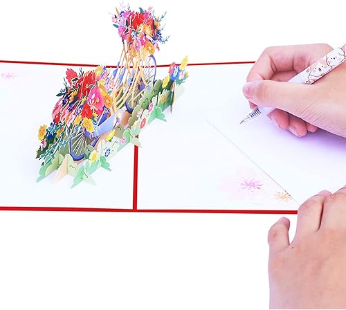 Miniatura 10 de LINSINA Divertida tarjeta de cumpleaños desplegable para mujeres, hombres, niños, tarjetas de regalo de feliz cumpleaños, tarjetas de felicitación,