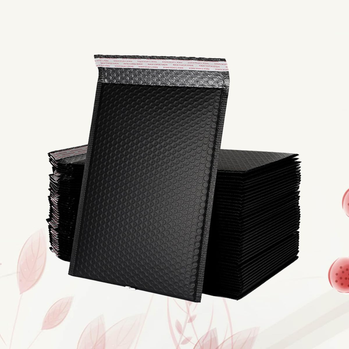 Paquet de Livraison Antichoc Noirs 25 Pièces 33 X 25 CM, Enveloppes à Bulles Auto-Adhésives Étanches pour Envoi Colis et Stockage Polyvalent