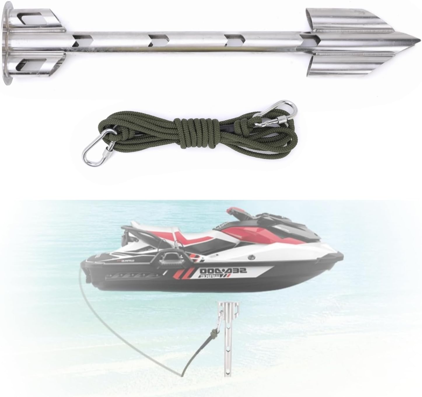 Boat Anchor, Jetski Anchor Jet Ski Anchor, Shallow Water Sand Anchor for PWC, Jet Ski, Kayak, Small Boat, PWC Anchor, Kayak Anchor Sand Anchor for Boat Jet Ski Anchor Boat Anchor, Jetski Anchor Jet Ski Anchor, Shallow Water Sand Anchor for PWC, Jet Ski, Kayak, Small Boat, PWC Anchor, Kayak Anchor Sand Anchor for Boat Jet Ski Anchor