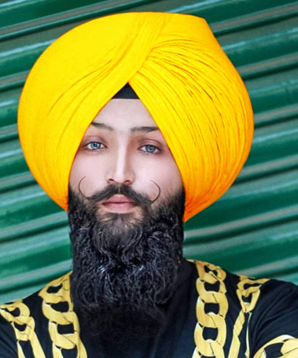 Conventional Sikh Turban Head Wrap Punjabi Pagri Dastar Best