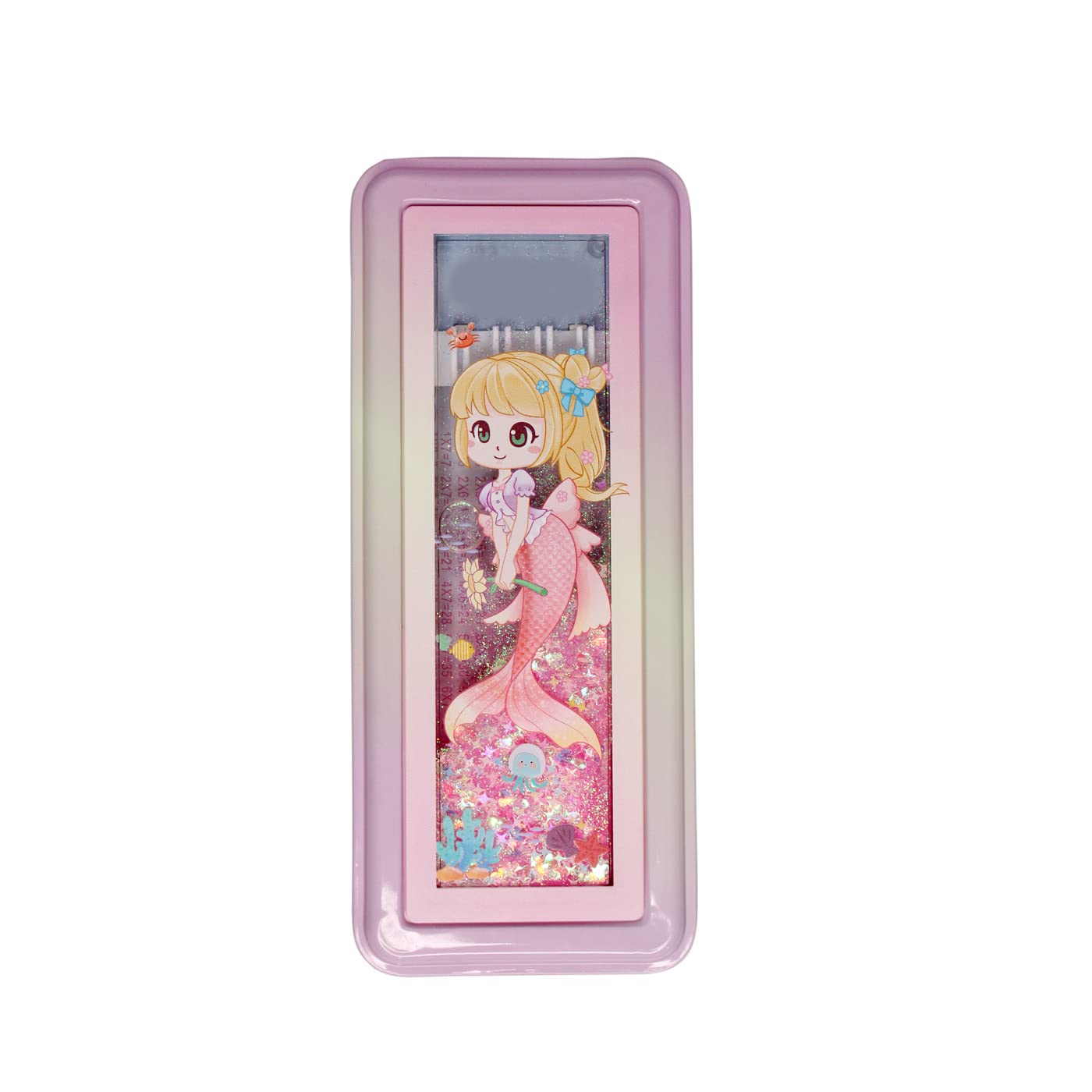 Kabello Double Compartment Glitter Pencil Box for Kids (Multicolor) (B0B1QDF2XD) Amazon Price History, Amazon Price Tracker