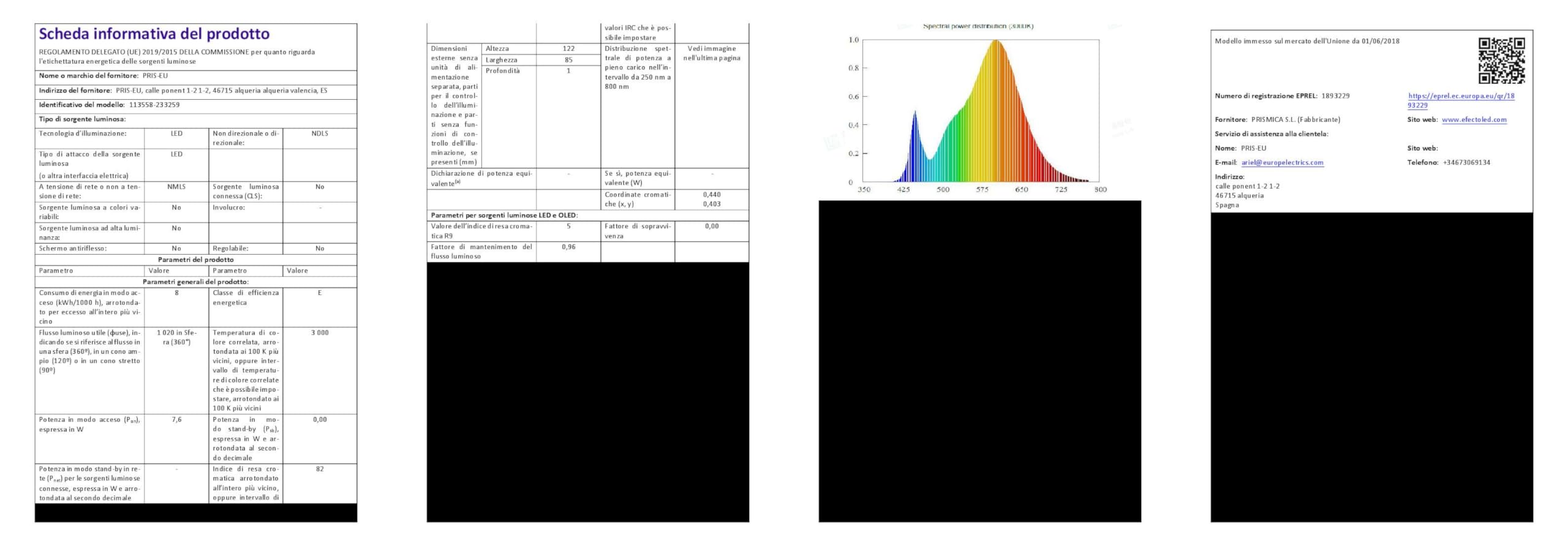 LEDKIA Baliza Exterior LED 9.5W Superficie Pie 50cm Aluminio con Detector d
