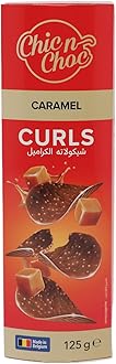Chic n Choc Caramel Chocolate Curls 12 x 125 g