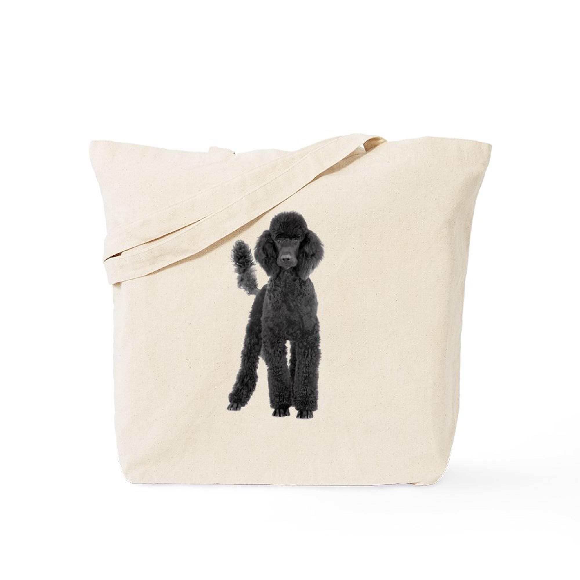 CafePress Poodle Picture Tote Bag Reusable Natural Beige Canvas Shopping Bag