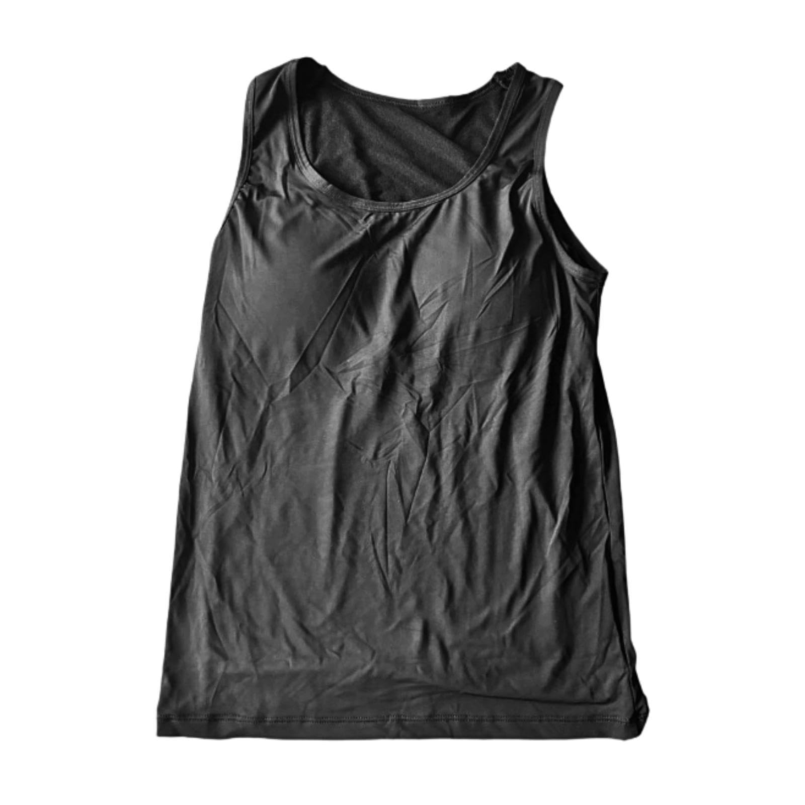 urjix URJIX™ Mens Tank Top Fake Chest Muscle Padded Shapewear for Bodybuilding Casual Gym L-picture-13