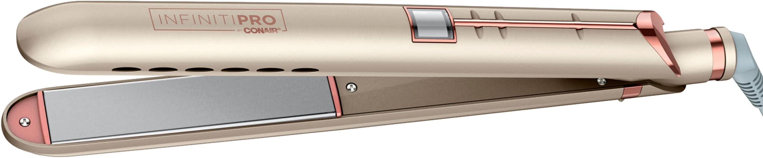 INFINITIPRO BY CONAIR Frizz Free Titanium Ceramic Flat Iron, 1-inch