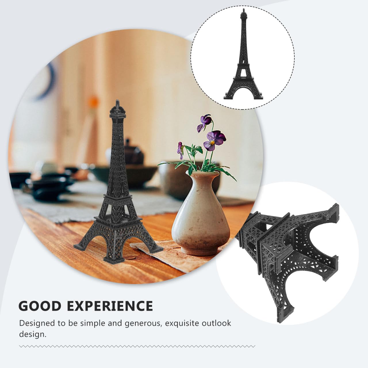 Mini Statuetta Torre Eiffel In Metallo – Souvenir Da Tavolo, Decorazione Per Torte E Feste, Regalo Per Viaggiatori E Collezionisti