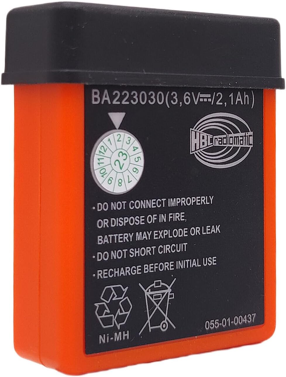 (2-Pcs) BA223030 3.6V 2100mAh Rechargeable Battery for HBC Remote Control Battery (3.6 Volt, 2.1Ah, Ni-MH, Rechargeable)