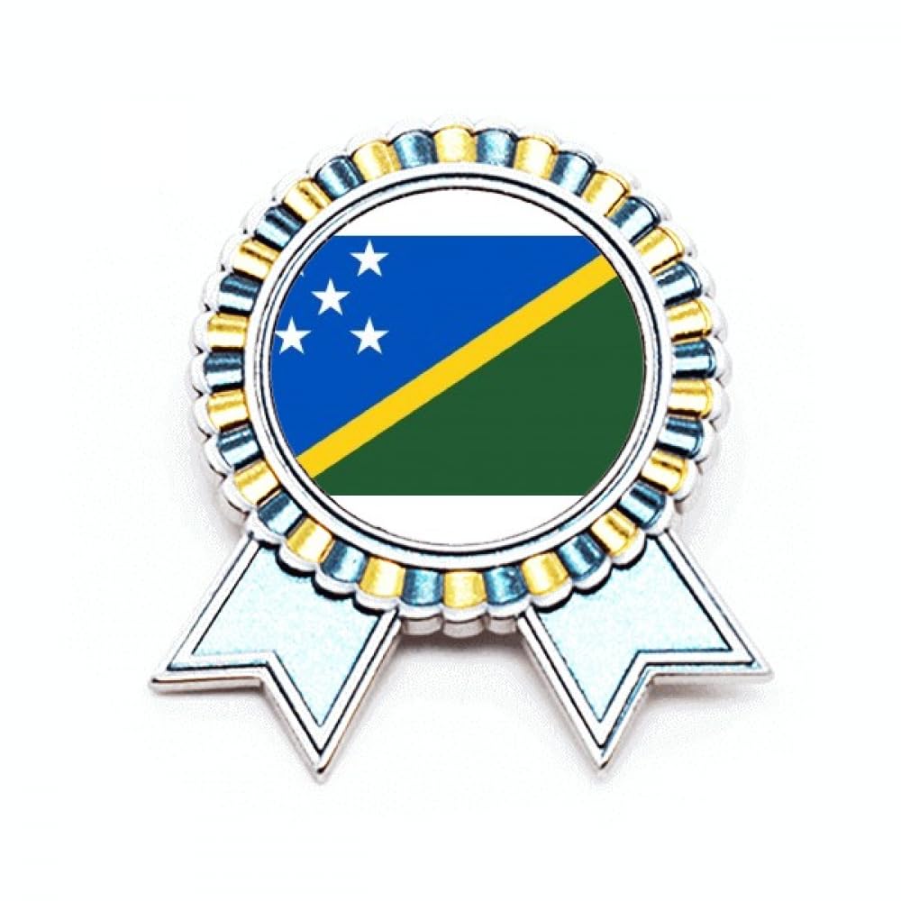 Broche drapeau national Océanie médaille prix métal taille M